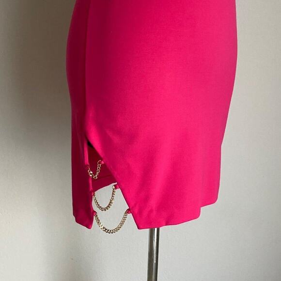 H:ours‎ Revolve sz S pink chain back Cassia mini party dress NWT - Picture 8 of 16